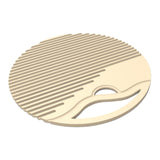 Maxbell Silicone Table Mat Heat Resistant Non Slip Placemat  Apricot