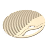 Maxbell Silicone Table Mat Heat Resistant Non Slip Placemat  Apricot