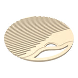 Maxbell Silicone Table Mat Heat Resistant Non Slip Placemat  Apricot