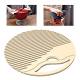 Maxbell Silicone Table Mat Heat Resistant Non Slip Placemat  Apricot