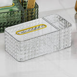 Maxbell Portable Tissue Cover Napkin Dispenser for Bedroom Dining Table Desktop Clear