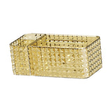 Maxbell Portable Tissue Cover Napkin Dispenser for Bedroom Dining Table Desktop Gold