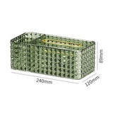 Maxbell Portable Tissue Cover Napkin Dispenser for Bedroom Dining Table Desktop Green