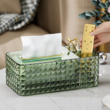 Maxbell Portable Tissue Cover Napkin Dispenser for Bedroom Dining Table Desktop Green