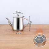 Maxbell Kitchen Oil Filter Bottle Sauce Vinegar Pourer Pots with Filter 18oz