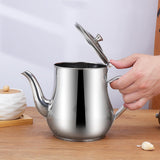 Maxbell Kitchen Oil Filter Bottle Sauce Vinegar Pourer Pots with Filter 18oz