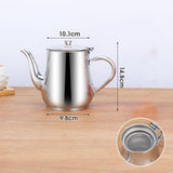 Maxbell Kitchen Oil Filter Bottle Sauce Vinegar Pourer Pots with Filter 48oz