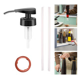 Maxbell Household  Portable Syrup Bottle Nozzle Oil Sprayer Nozzle Black