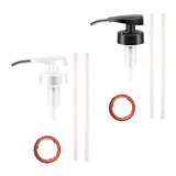 Maxbell Household  Portable Syrup Bottle Nozzle Oil Sprayer Nozzle Black