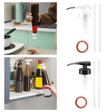 Maxbell Household  Portable Syrup Bottle Nozzle Oil Sprayer Nozzle Black