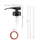 Maxbell Household  Portable Syrup Bottle Nozzle Oil Sprayer Nozzle Black