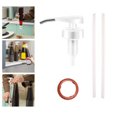 Maxbell Household  Portable Syrup Bottle Nozzle Oil Sprayer Nozzle White