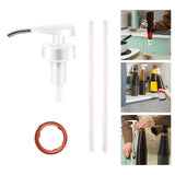 Maxbell Household  Portable Syrup Bottle Nozzle Oil Sprayer Nozzle White
