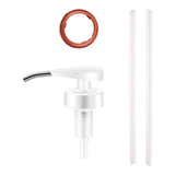Maxbell Household  Portable Syrup Bottle Nozzle Oil Sprayer Nozzle White