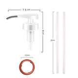Maxbell Household  Portable Syrup Bottle Nozzle Oil Sprayer Nozzle White