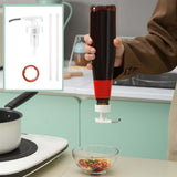 Maxbell Household  Portable Syrup Bottle Nozzle Oil Sprayer Nozzle White
