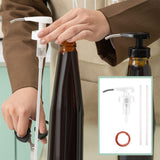 Maxbell Household  Portable Syrup Bottle Nozzle Oil Sprayer Nozzle White