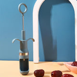 Maxbell Multifunction Fruit Core Remover Olive Pitter Tool for Home Red Date Jujube Blue