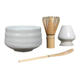 Maxbell Japanese Matcha Whisk Holder Matcha Scoop Ceramics Matcha Whisk Holder white