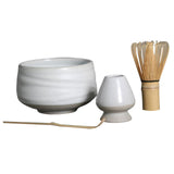 Maxbell Japanese Matcha Whisk Holder Matcha Scoop Ceramics Matcha Whisk Holder white