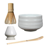 Maxbell Japanese Matcha Whisk Holder Matcha Scoop Ceramics Matcha Whisk Holder white
