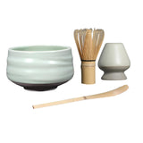 Maxbell Japanese Matcha Whisk Holder Matcha Scoop Ceramics Matcha Whisk Holder green