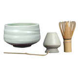 Maxbell Japanese Matcha Whisk Holder Matcha Scoop Ceramics Matcha Whisk Holder green