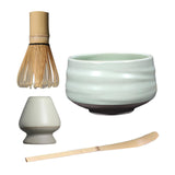 Maxbell Japanese Matcha Whisk Holder Matcha Scoop Ceramics Matcha Whisk Holder green