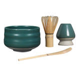 Maxbell Japanese Matcha Whisk Holder Matcha Scoop Ceramics Matcha Whisk Holder Matt green