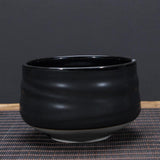 Maxbell Japanese Matcha Whisk Holder Matcha Scoop Ceramics Matcha Whisk Holder black