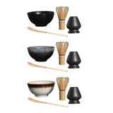 Maxbell Japanese Tea Bowl Kit 4Pcs Exquisite Tea Ceremony Traditional A