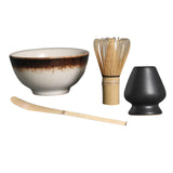 Maxbell Japanese Tea Bowl Kit 4Pcs Exquisite Tea Ceremony Traditional A