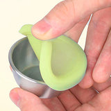 Maxbell Reusable Condiment Cup with Lids Stainless Steel for Kids Lunch Box Picnic Green