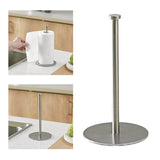 Maxbell Paper Towel Holder Organization Storage for Kitchen Bathroom Silver