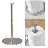 Maxbell Paper Towel Holder Organization Storage for Kitchen Bathroom Silver