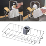Maxbell Multipurpose Drain Basket Adjustable Sink Caddy for Kitchen Sink Counter