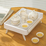 Maxbell Mug Drying Rack Storage Organizer Tray for Cabinet Kitchen Countertop Home L