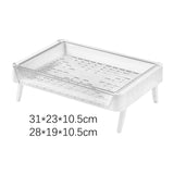 Maxbell Mug Drying Rack Storage Organizer Tray for Cabinet Kitchen Countertop Home L