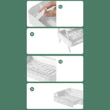 Maxbell Mug Drying Rack Storage Organizer Tray for Cabinet Kitchen Countertop Home L