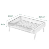 Maxbell Mug Drying Rack Storage Organizer Tray for Cabinet Kitchen Countertop Home L