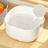 Maxbell Electric Kitchen Colander Drain Basket Double Layer Strainer Drain Baskets