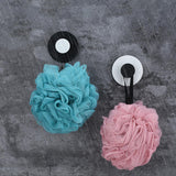 Maxbell 2x Aluminum Alloy Suction Cup Hooks Decorative for Restroom Pantry Office Black