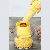 Maxbell Rotary Corn Manual Corn Threshing Corn COB Remover for Home Kitchen Chef