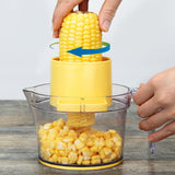 Maxbell Rotary Corn Manual Corn Threshing Corn COB Remover for Home Kitchen Chef