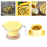 Maxbell Rotary Corn Manual Corn Threshing Corn COB Remover for Home Kitchen Chef