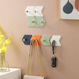 Maxbell 4 Pieces Multifunctional Bathroom Hooks Key Storage Hook for Wall Bedroom