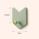 Maxbell 4 Pieces Multifunctional Bathroom Hooks Key Storage Hook for Wall Bedroom