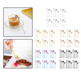 Maxbell 24x Stainless Steel Cutlery Set Kitchen Utensil Bar Tool for Silver