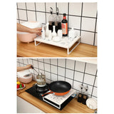 Maxbell Multipurpose Spice Storage Holder Seasoning Jar Holder for Pantry Cupboard White