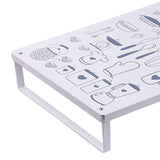 Maxbell Multipurpose Spice Storage Holder Seasoning Jar Holder for Pantry Cupboard White